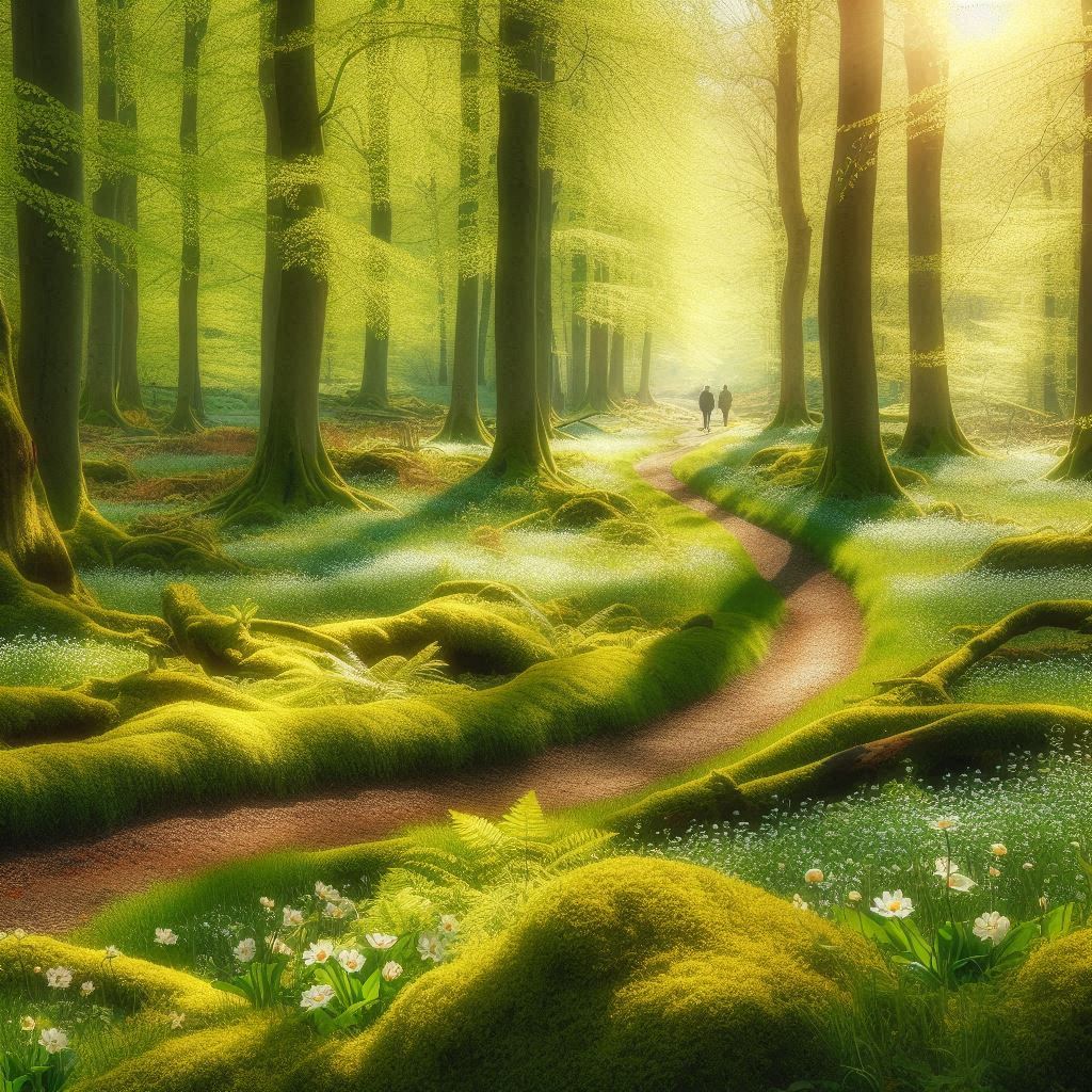 A spring walk through the woods with my son — Day 10, Think Fast