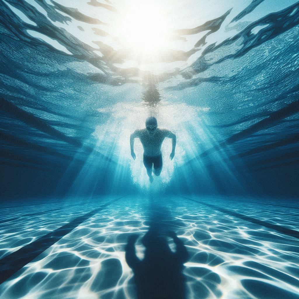 Looking up through a swimming pool — moving faster, Day 14, two weeks in, Think Fast