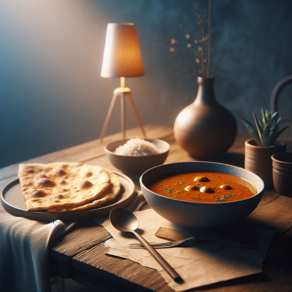 Monday evening, curry and naan, the fast coming — Day 26, Think Fast